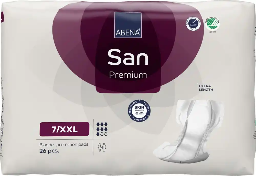 ABENA San PREMIUM 7 XXL - extra große Vorlagen (26 St. Packung) Ausverkauf
