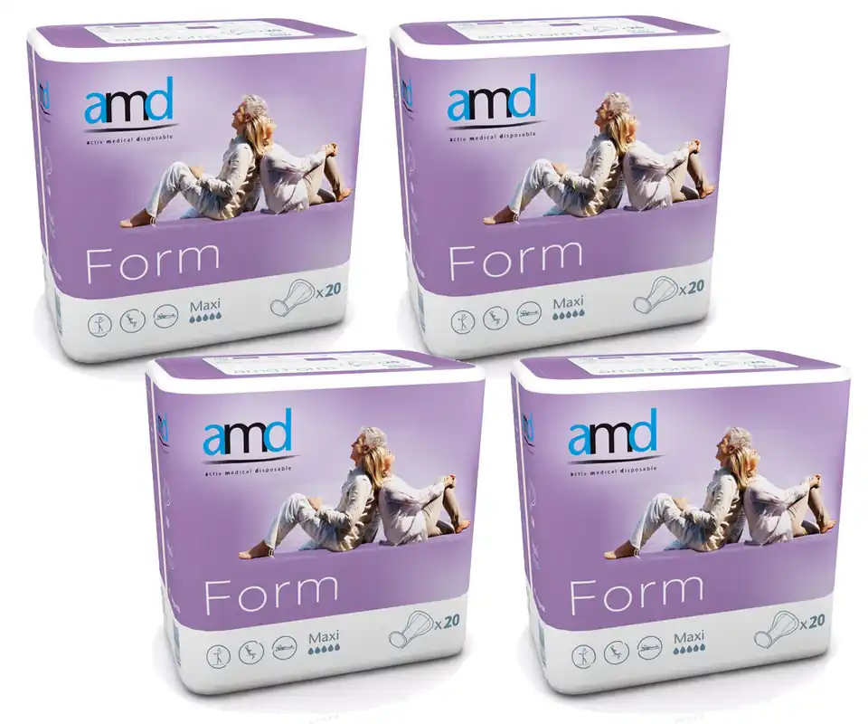 Bestseller AMD Form - (MAXI) anatomische Vorlagen - 4x20 St. Karton