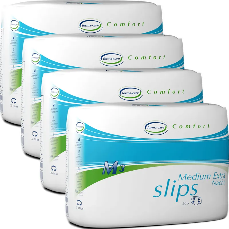 Forma-Care Slip comfort EXTRA NACHT - M (M3) - 4x20 St. Karton Nur Für Kurze Zeit