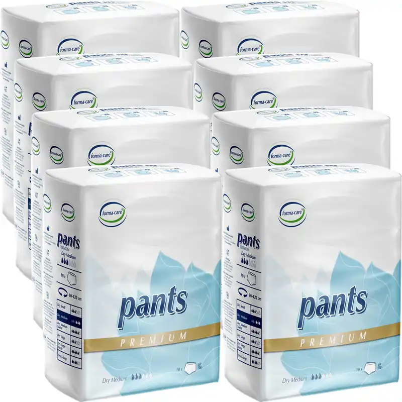 Forma-Care Pants - Premium Dry - Medium (M) - 8x10 Stück Geprüft