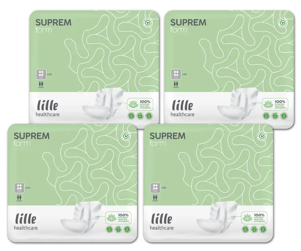 LILLE Suprem FORM - MAXI - Inkontinenzvorlagen - 80 Stück Neu