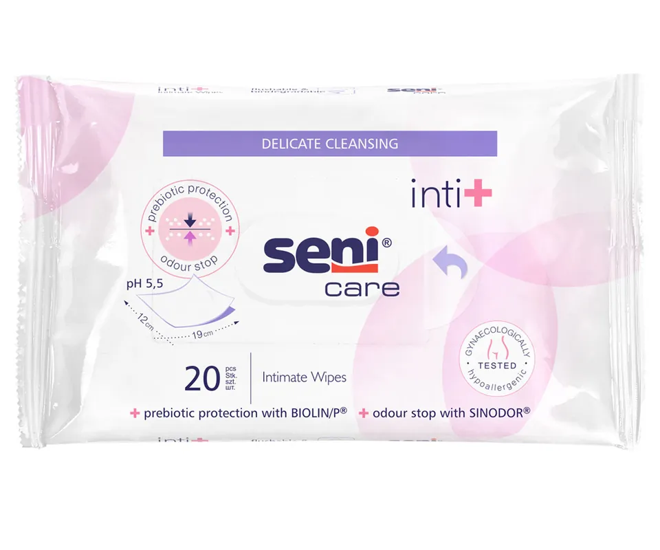 Jetzt Kaufen SENI CARE - inti+ Intimpflegetücher - 20er Pack