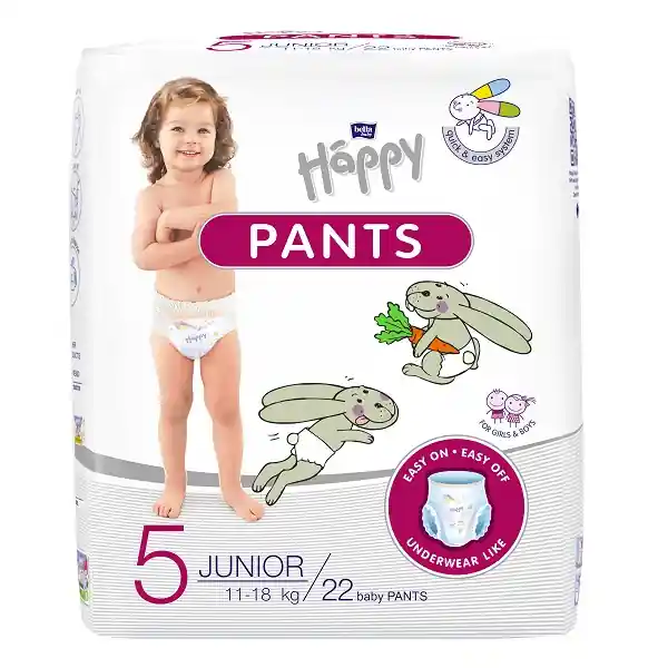 Bella Happy PANTS - Gr. 5 Junior 11-18kg - 22 Stück Packung Bestseller