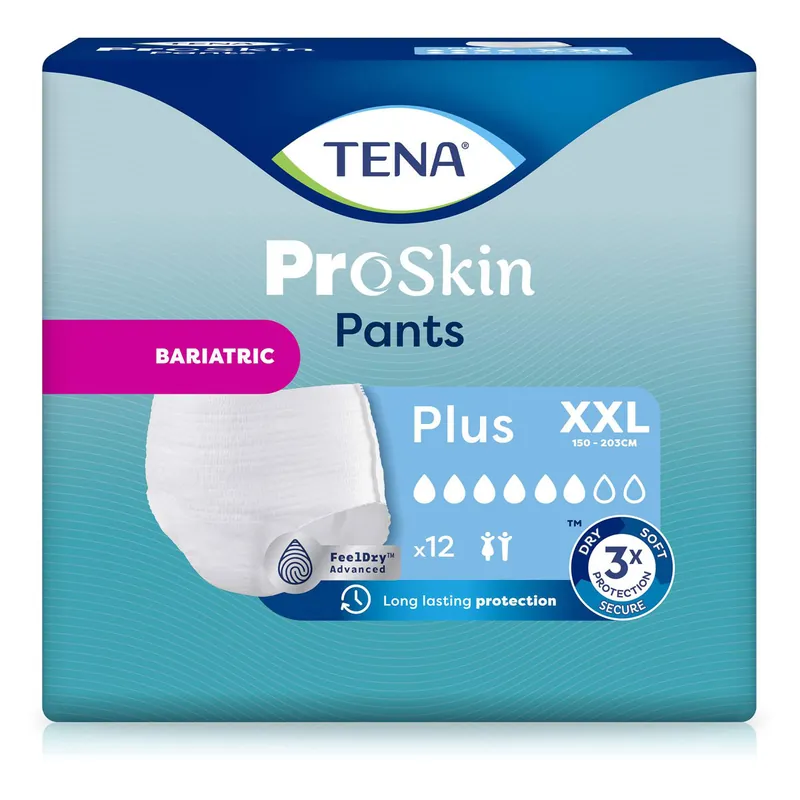 TENA Pants PLUS Bariatric XXL - 12 Stück Einzelpack Preis Gesenkt
