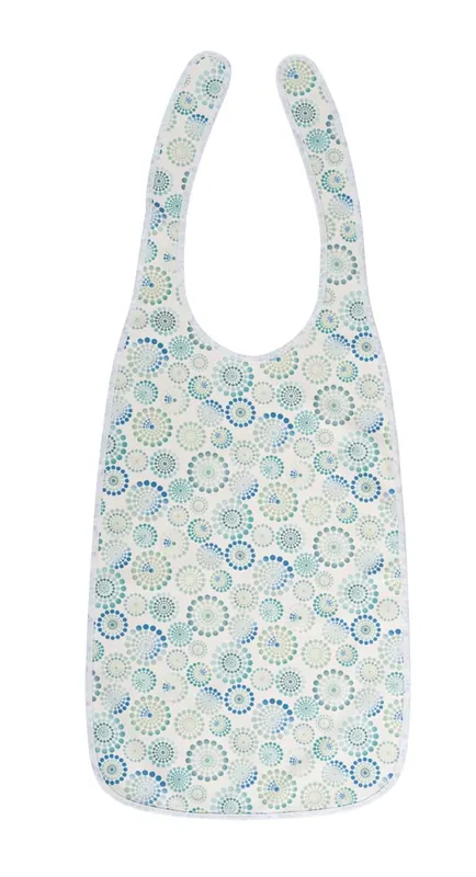 Super-Preis Suprima Ess-Schürze aus Polyester mit Schlaufenverschluss, weiß bedruckt, 5584