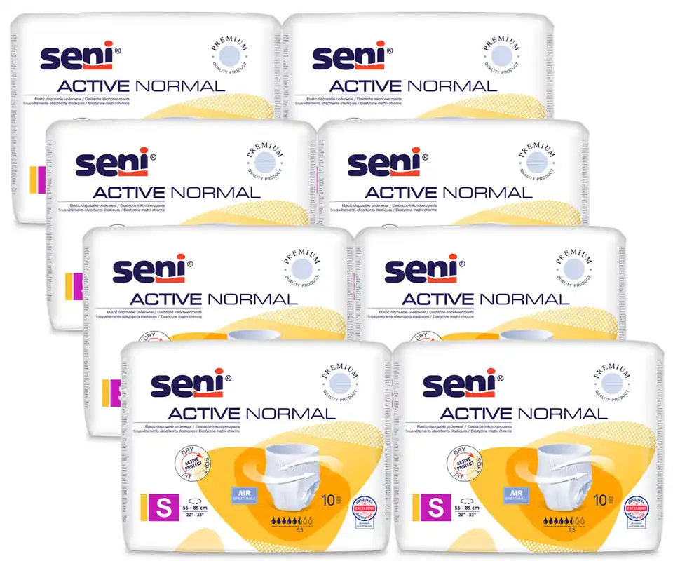 Meistverkauft SENI Active NORMAL Inkontinenz-Pants SMALL | 8x10 (80) Stück