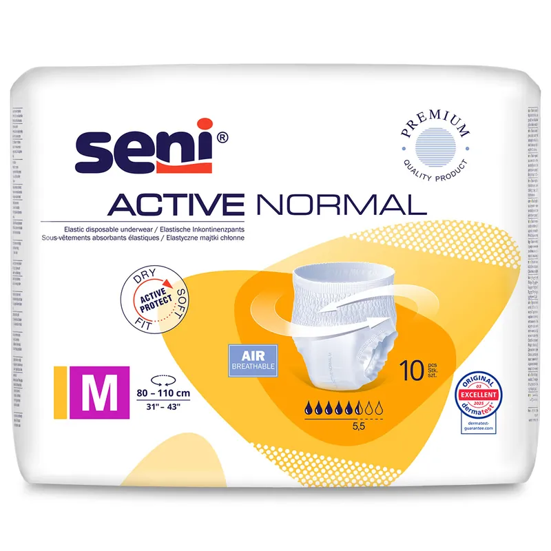 SENI Active NORMAL Inkontinenz-Pants MEDIUM | 10 Stück Packung Kracherpreis