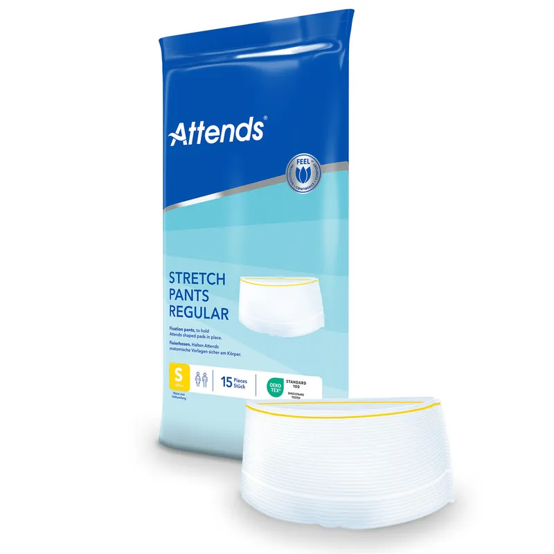 ATTENDS Stretch Pants REGULAR - Netzhosen - 15er Pack - S Nur Heute