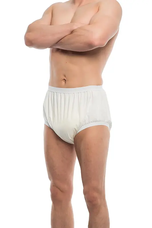 Suprima PU-Inkontinenzhose - Model 1204 - Schlupfform, 52 weiss Sonderaktion