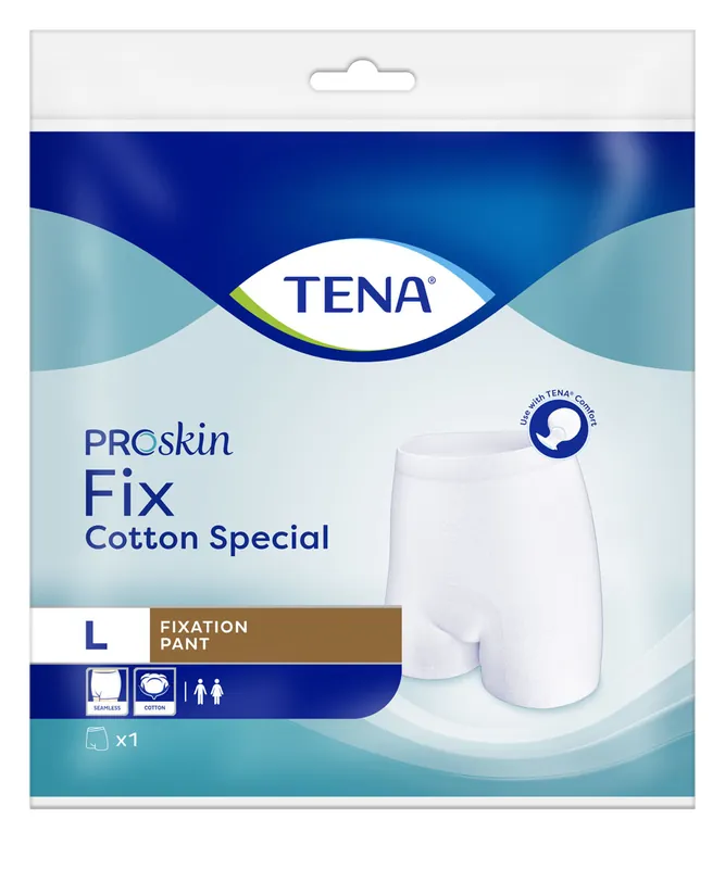 TENA Fix Cotton Special - hochwertige unterwäscheartige Fixierhose L Knallerangebot