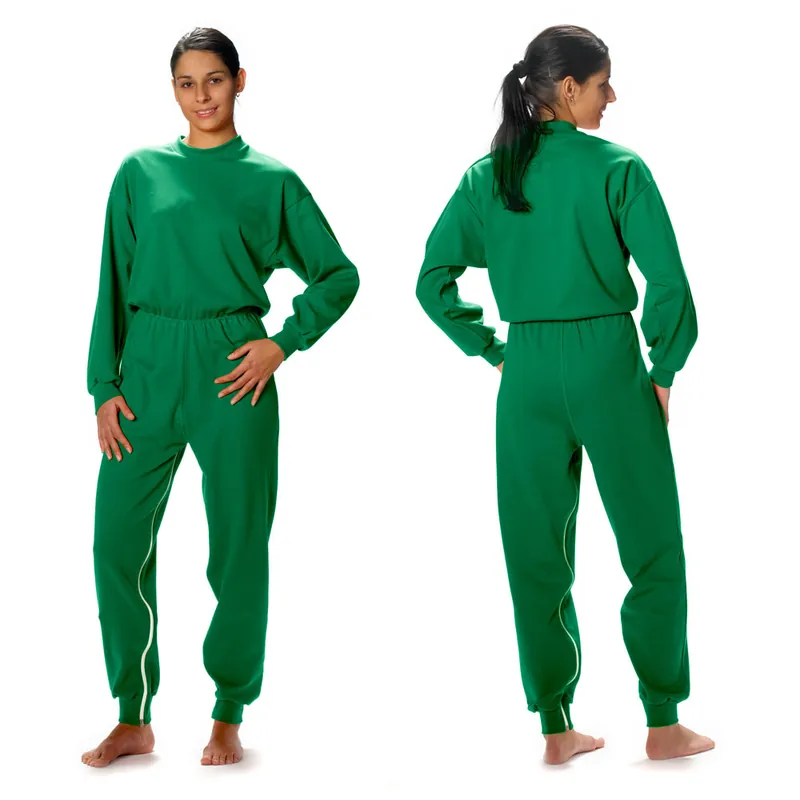 CAREWEAR Pflegeoverall 8011, lange Ausführung, unisex mit Beinreißverschluss S azur Finale Aktion