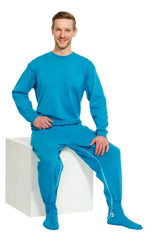 Expressversand Suprima Pflegeoverall - LANG - mit Fußteil und Rückenreißverschluss, Unisex - 4709 M