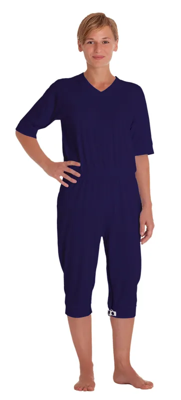 Beliebt Suprima Pflegeoverall - KURZ - mit Rücken- & teilb.Beinreißverschluss, Unisex, 4704 L