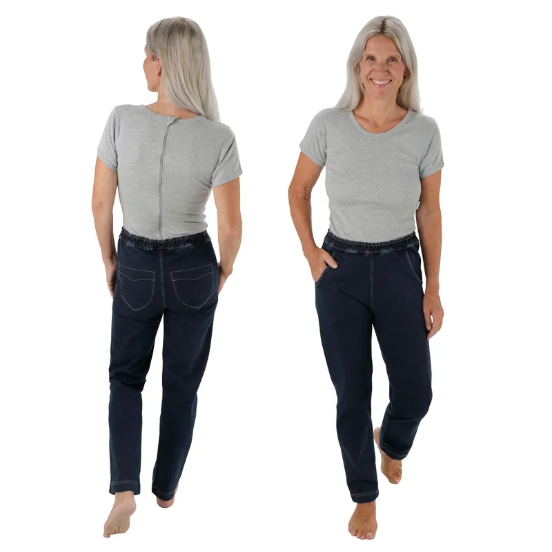 Expressversand Suprima CareActive Pflegeoverall Jeans - mit Rückenreißverschluss - 4510 XL