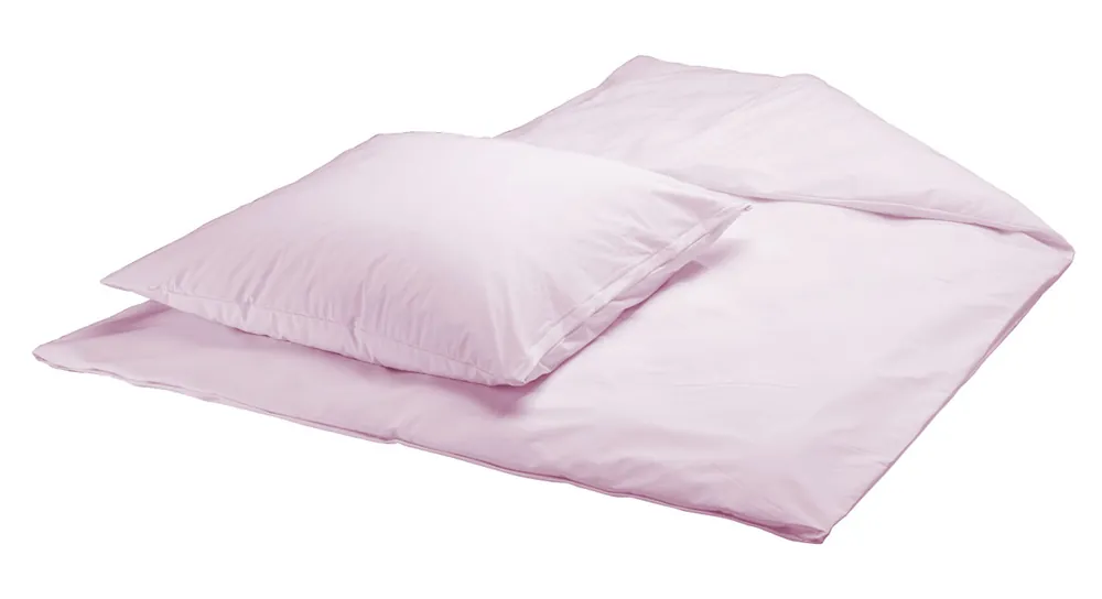 Preisreduziert Suprima Bettgarnitur / Bettwäsche PVC Kissen & Decke - No. 3620 - Farbe: rosa
