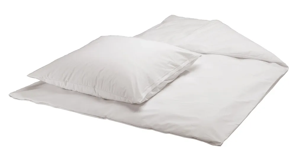 Top-Seller Suprima Bettgarnitur / Bettwäsche PVC Kissen & Decke - No. 3620 - Farbe: milch