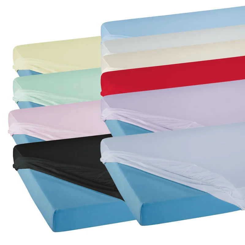 Suprima Spannbetttuch - PVC zum Schutz der Matratze 100 x 200cm - 3063 - Farbe mint Preisknaller
