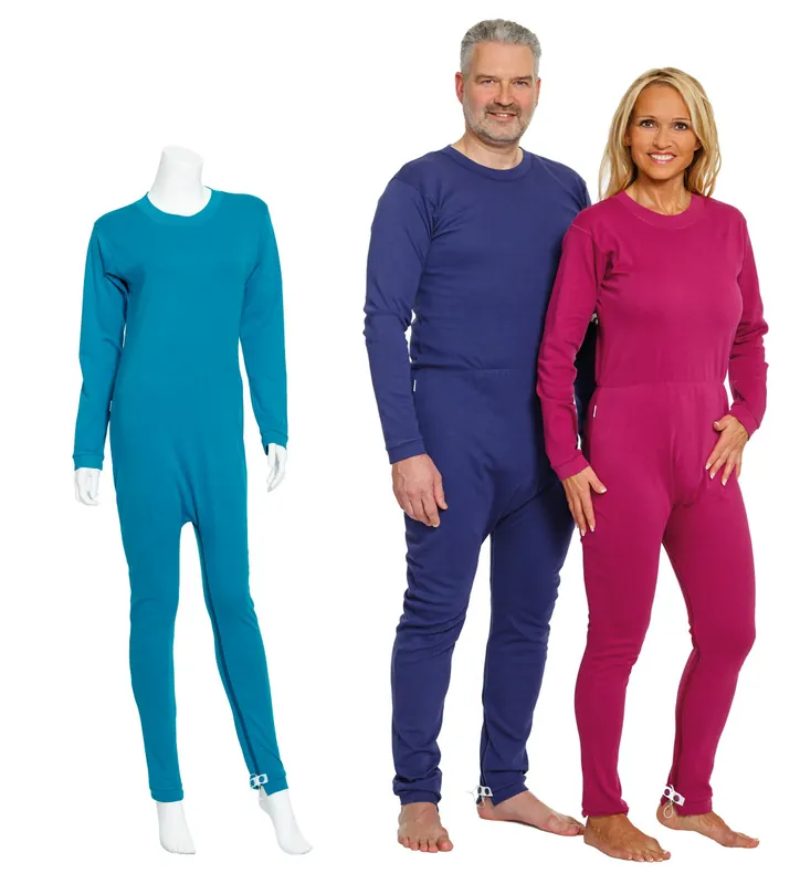 Garantierte Lieferung Suprima Pflegeoverall SLIM - lang - mit Rücken- und teilbarer Reißverschluss am Bein - 4701 marine L