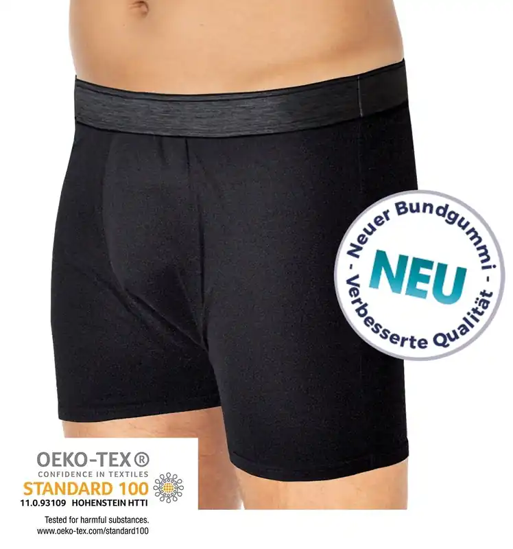 Suprima Bodyguard Light Herren- Short mit integrierter Saugeinlage, Farbe schwarz Gr.: 7 Top-Preis