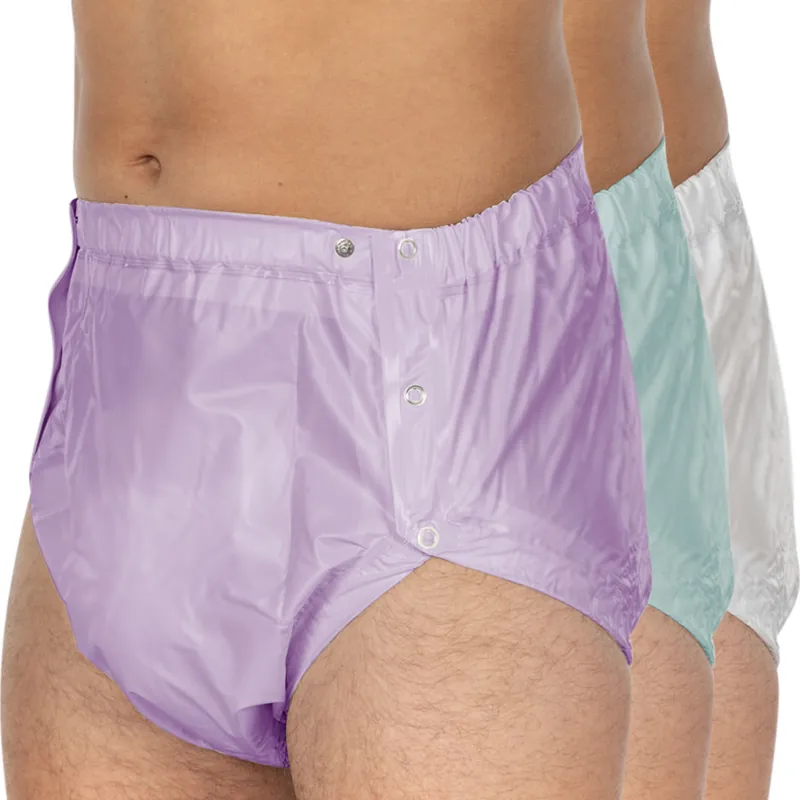 Direktkauf Suprima PVC-Slip - seitlich knöpfbar mit breitem Schritt - für Frauen & Männer - No. 1250 rosa S