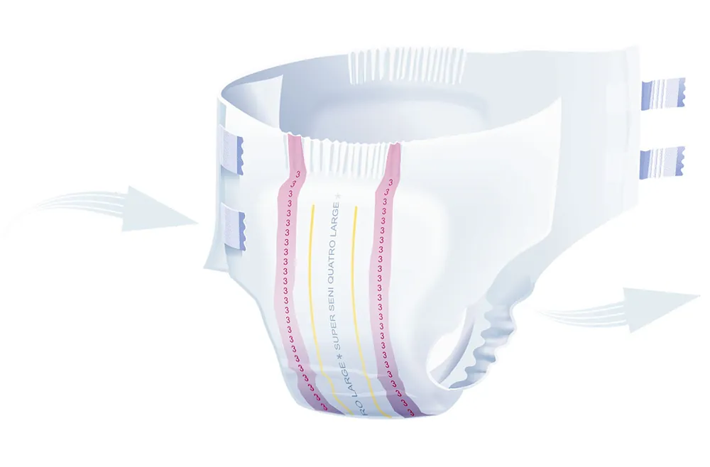 Echt MUSTER - Super Seni QUATRO - XL (130-170cm) - 4000ml
