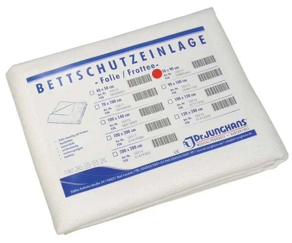 Bettschutz-Einlage Folie mit Frottee beschichtet - 50 x 90cm Nur Heute