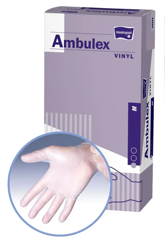 Ambulex Einmalhandschuhe Vinyl puderfrei 100 Stück Größe XL Expressversand