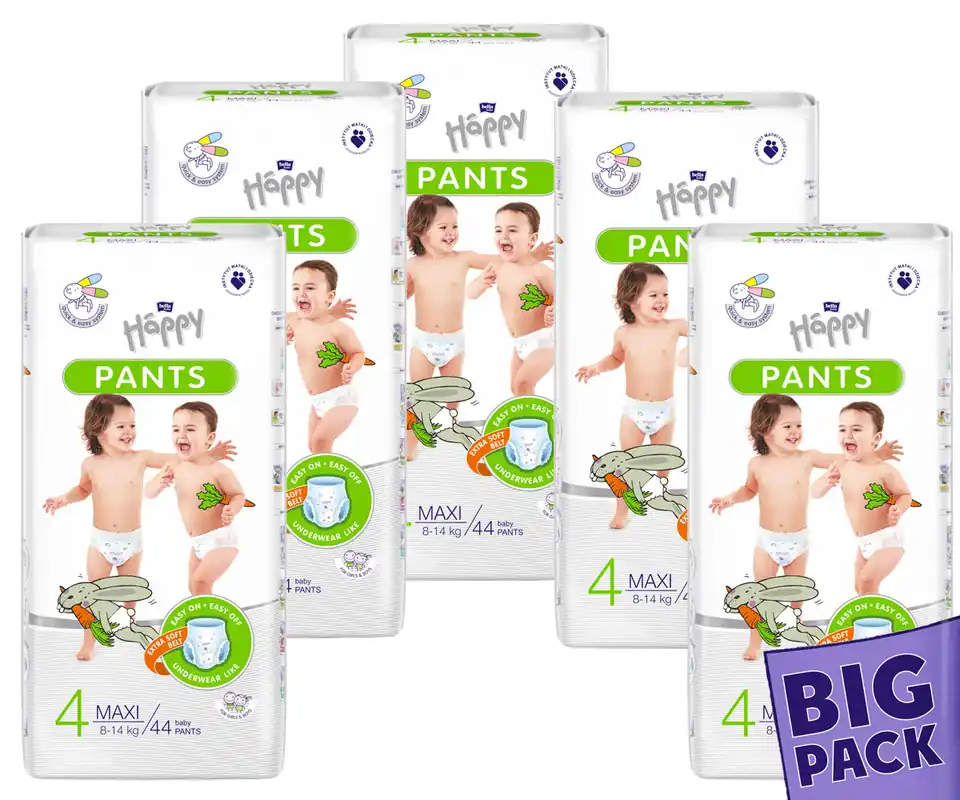Top-Angebot Bella Happy PANTS - Gr. 4 Maxi 8-14kg - Training Pants 220 (5x44) Stück BIGpack