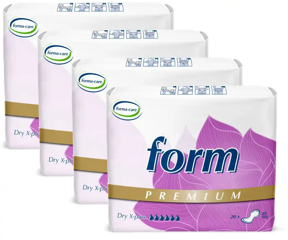 Forma-Care Form - PREMIUM Dry X-Plus - Inkontinenzvorlagen - 4x20 Stück Garantierte Lieferung