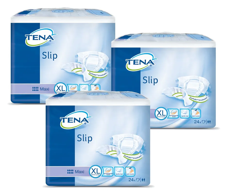 Meistverkauft TENA Slip MAXI - saugstarke Windeln - EXTRA LARGE (3x24) 72 Stück