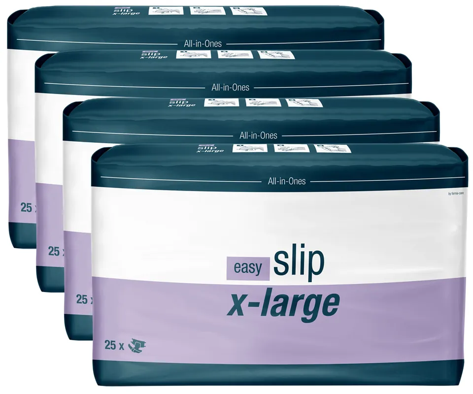 Easy Slip TBS – atmungsaktive Windeln - Gr. X-Large (XL) - 4x25 St. Vorteilspack Sichere Zahlung