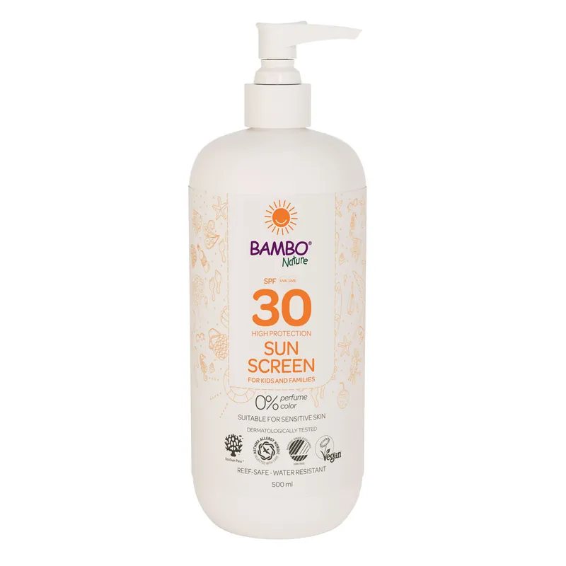 Bambo Nature - Sonnencreme LSF 30 - 500ml Spender Mega-Angebot