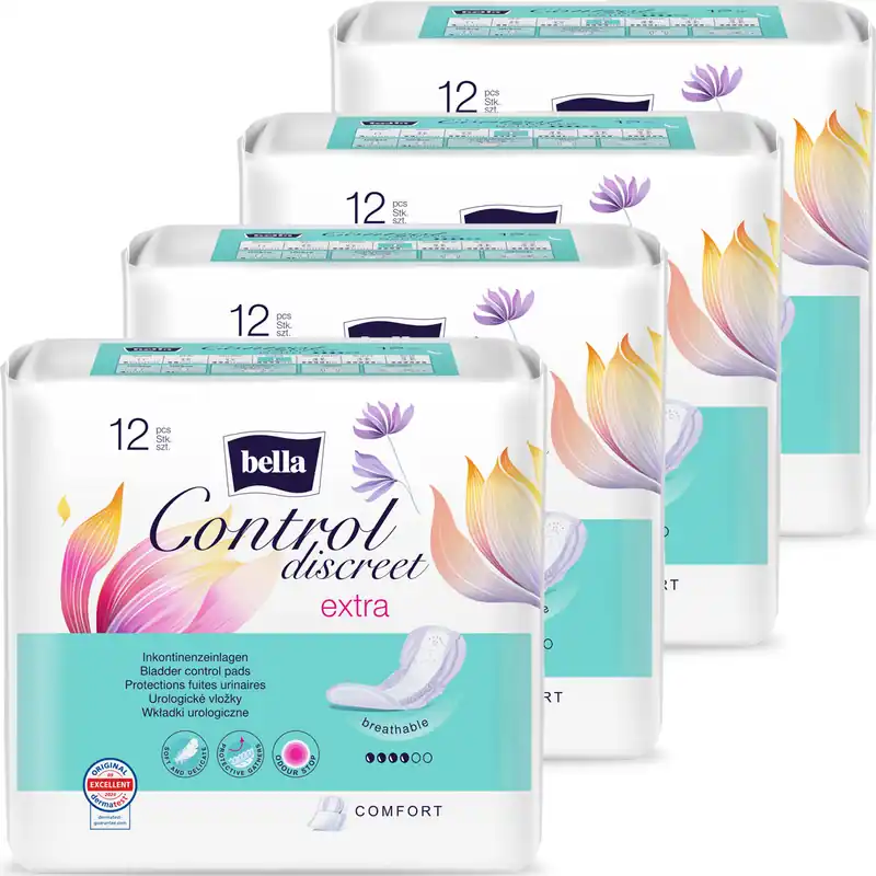 Preisknaller Bella Control Discreet - EXTRA - Hygieneeinlagen - 4x10 Stück Pack