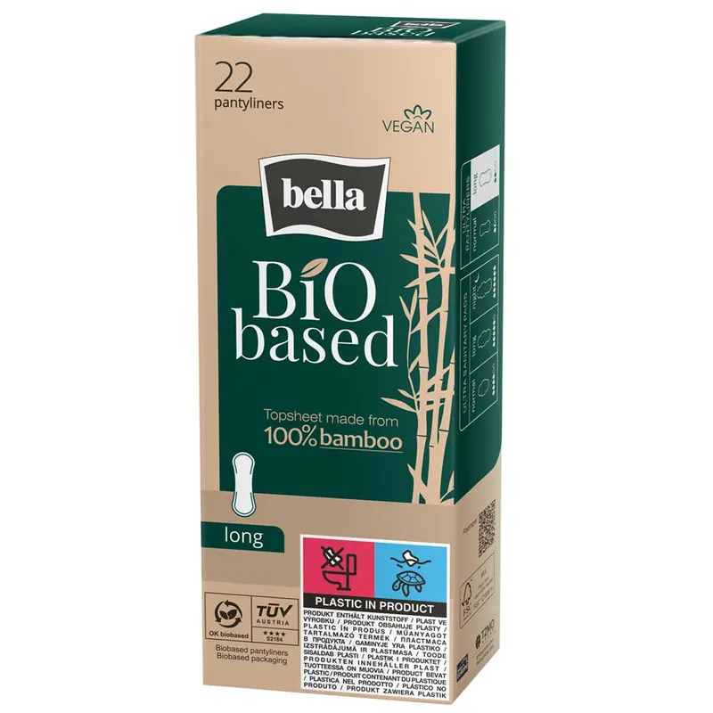 Bella BIO based - Slipeinlagen - LONG - 22 St. Pack Begrenztes Angebot