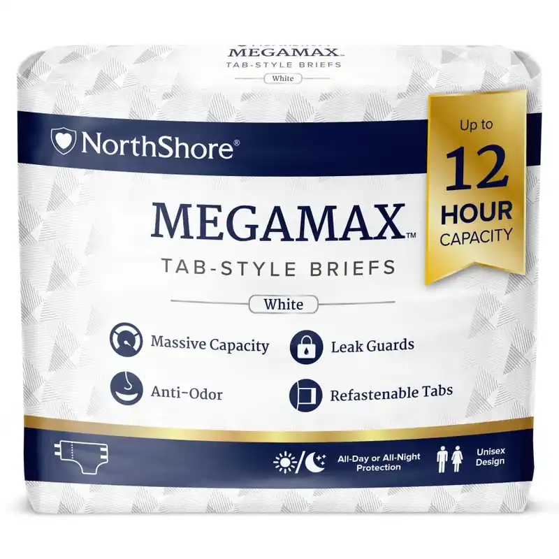 NorthShore MEGAMAX Windeln - in weiß - 10 St. Beutel - X-Large (XL) Expressversand