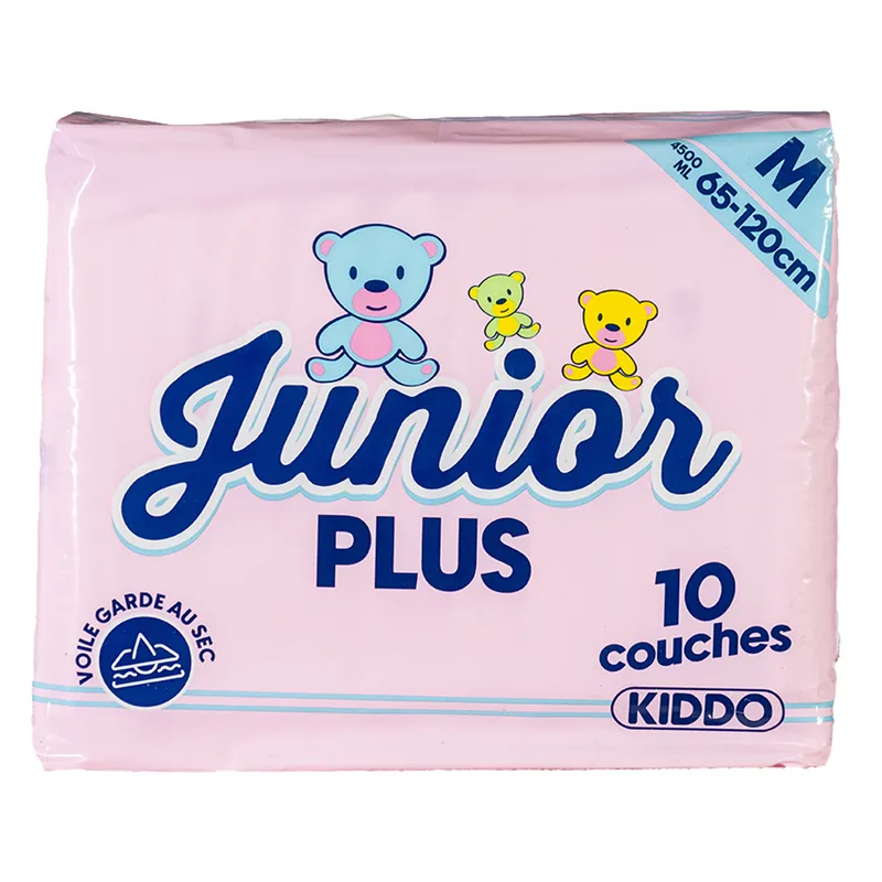 Kiddo Junior Plus Pink - bunte Folienwindeln für Erwachsene - Medium (M) Echt