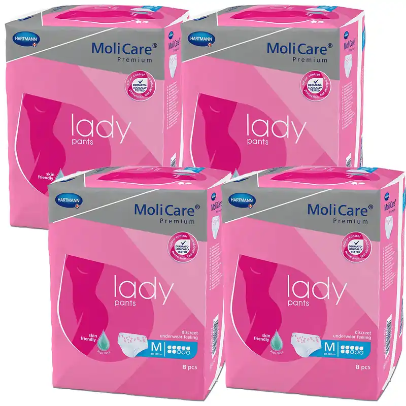 HARTMANN MoliCare® Lady Pants - 7 Tropfen - Medium (4x8 Stück) Must-Have