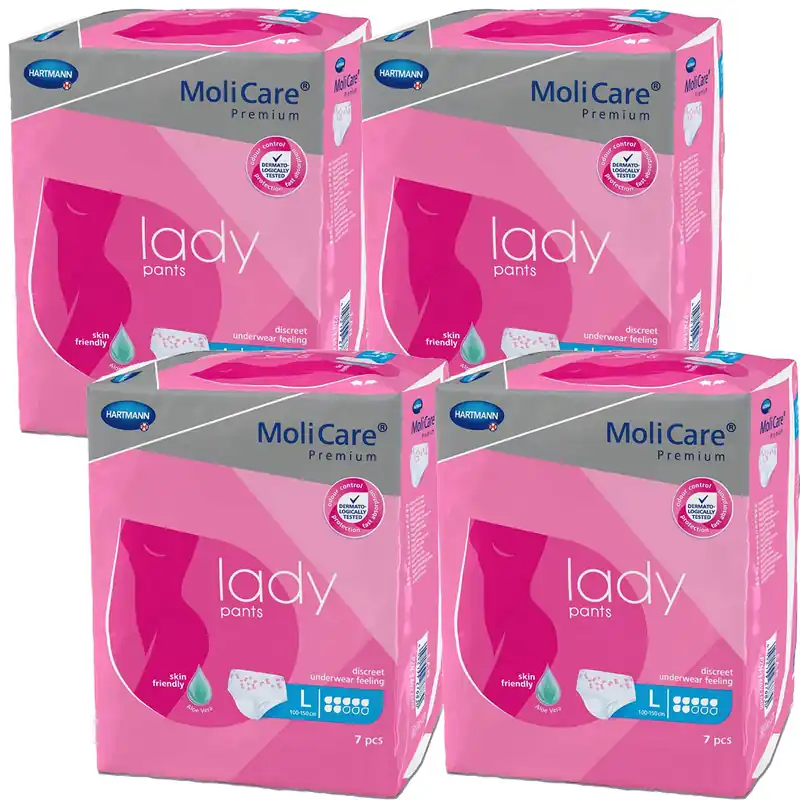 HARTMANN MoliCare® Lady Pants - 7 Tropfen - Large (4x7 Stück) Super-Preis