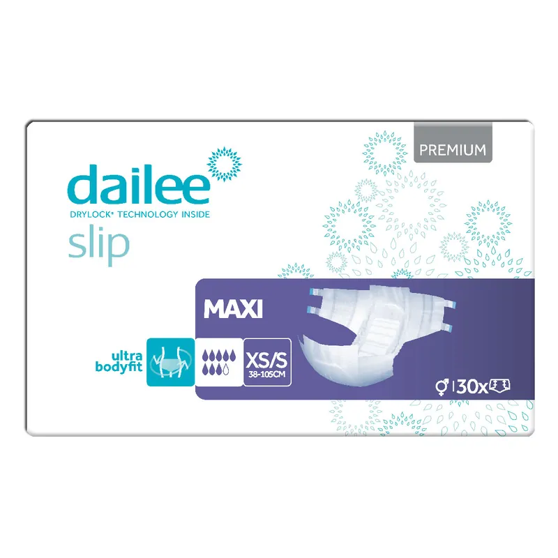 Letzte Chance Dailee Slip Premium Maxi | Small (XS/S) | 30 Stück Packung