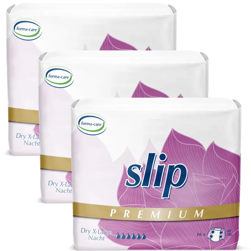 Abverkauf Forma-Care PREMIUM Dry Slip NACHT - X-Large (XL) - 3x16 (48) St. Karton