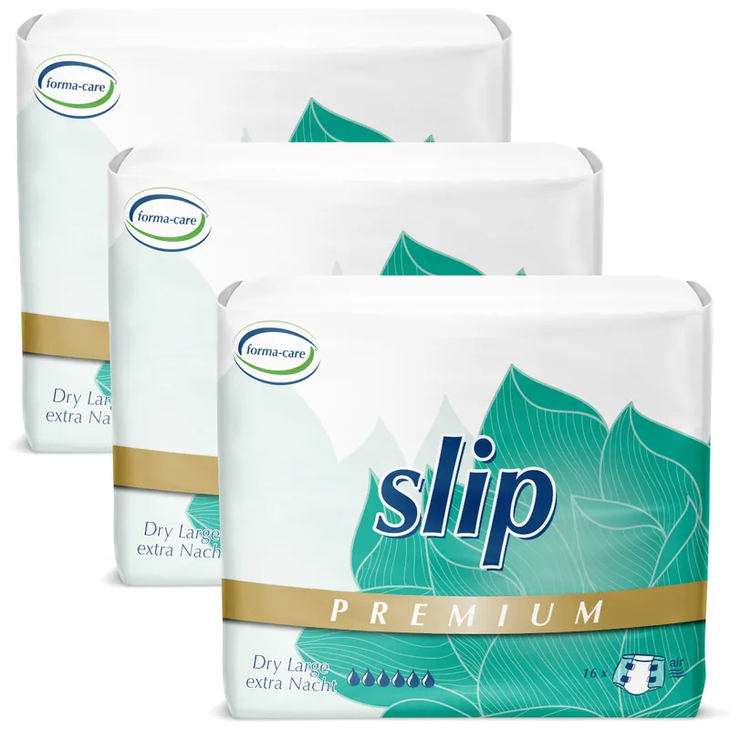 Schneller Versand Forma-Care PREMIUM Dry Slip EXTRA NACHT - Large (L) - 3x16 (48) St. Karton