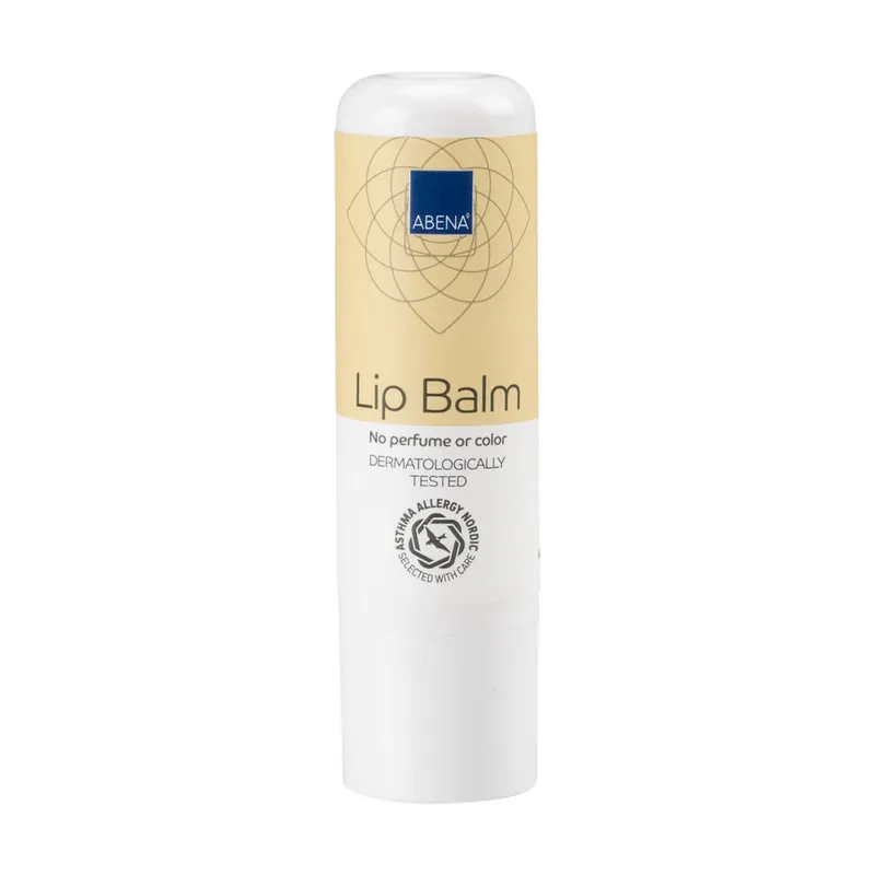 ABENA Lip Balm - Lippenpflegestift ohne Farbstoff und Parfüm, 4,8 g Markenware