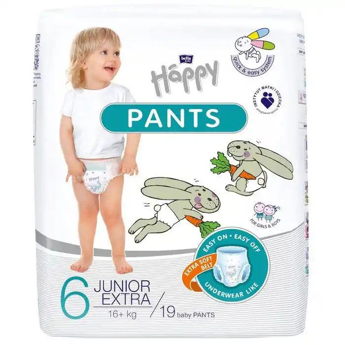 Expressversand Bella Happy PANTS - Gr. 6 Junior Extra 16+ kg - 19 Stück Packung