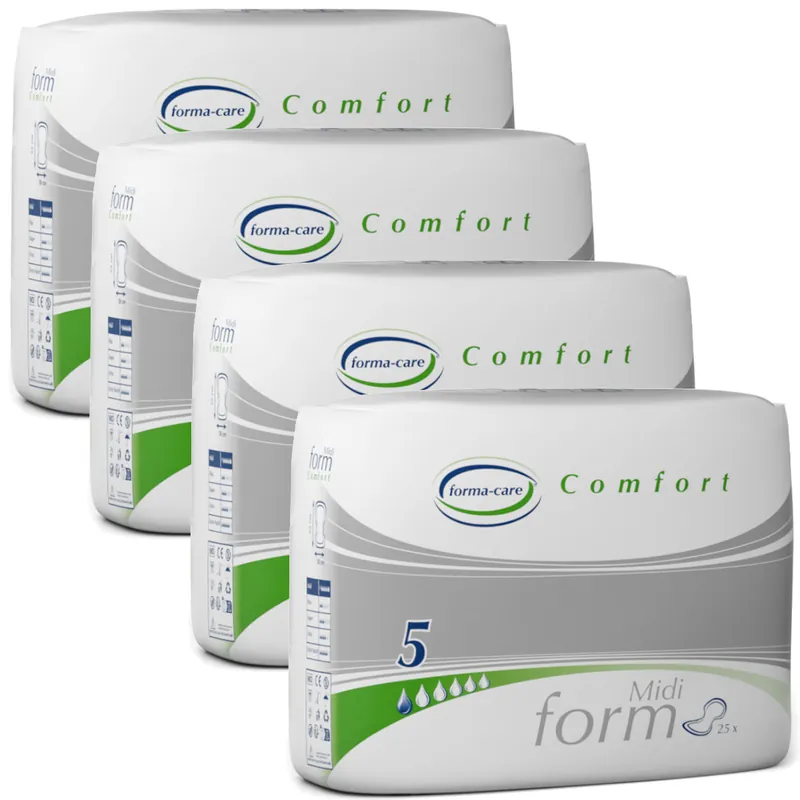 Preisknaller Forma-Care Form Comfort MIDI - anantomische Vorlagen - 4x 25 (100) St. Karton
