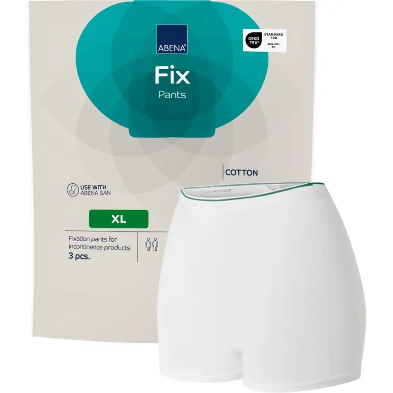 ABENA Fix Pants Cotton - Baumwoll Fixierhose MIT Bein | 3er Pack - Gr. - XL Online Kaufen