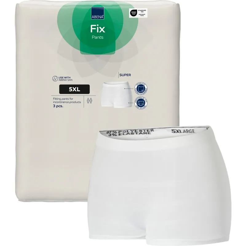 ABENA Fix Pants SUPER Fixierhose aus Microfaser 3er Pack - 5XL Schnäppchen