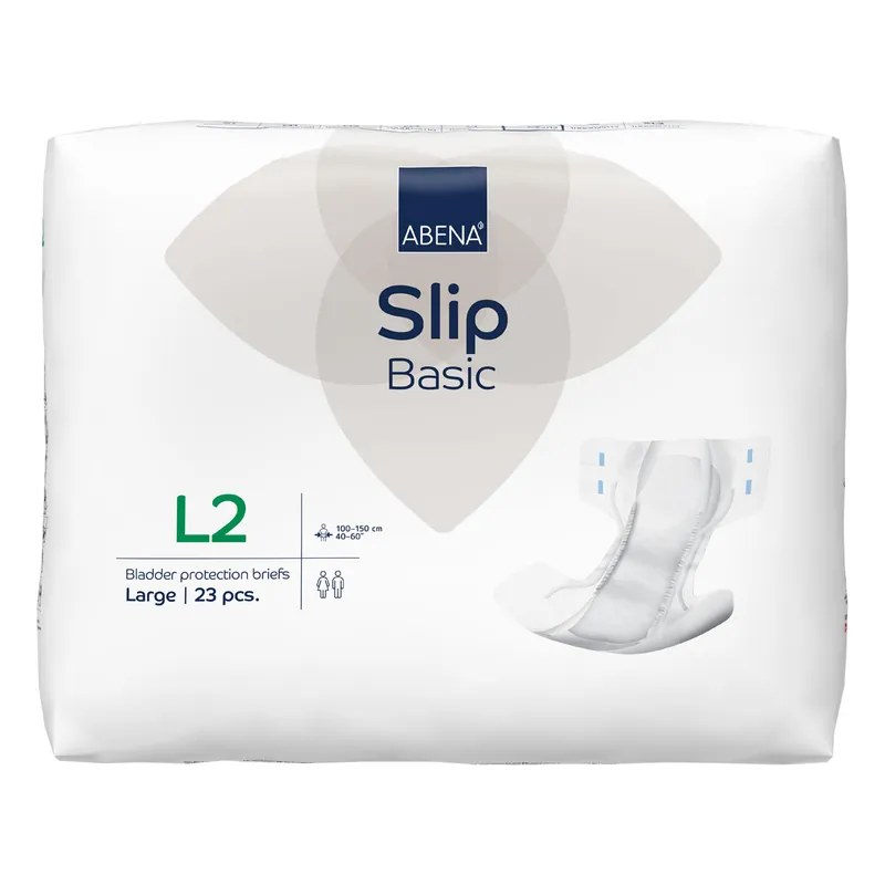 ABENA Slip BASIC - Gr. Large L2, Standard Inkontinenzwindeln - 23 St. Packung Rabatt