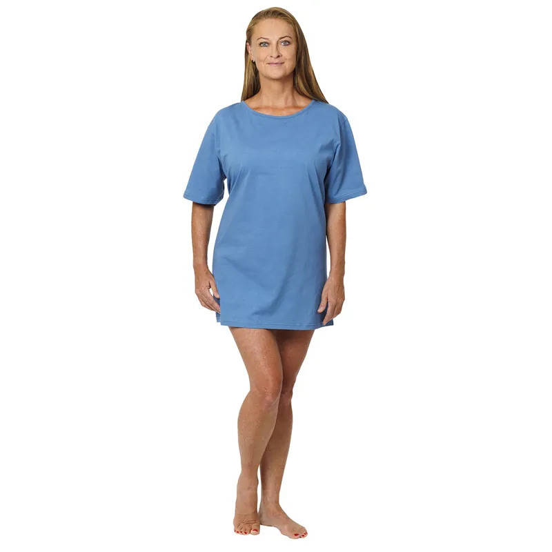Suprima Pflegeshirt mit seitlicher Bindung im Nacken - Gr. S/M Nur Heute