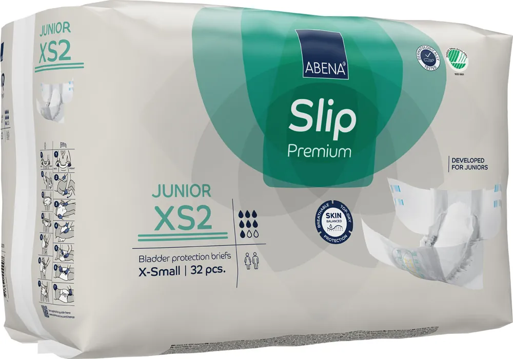 Günstig ABENA Slip Premium JUNIOR XS2 - Windeln für Kinder ab 5 Jahre, 32 Stück Pack