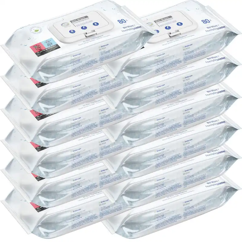 Forma-Care SENSITIV Feuchtpflegetücher 12x80 Stück Karton Sonderaktion